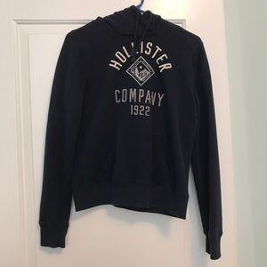 Hollister Company 1922 Navy Hooded Sweatshirt